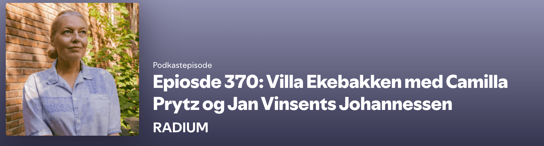 Camilla Prytz og Jan Vincents Johannessen intervju